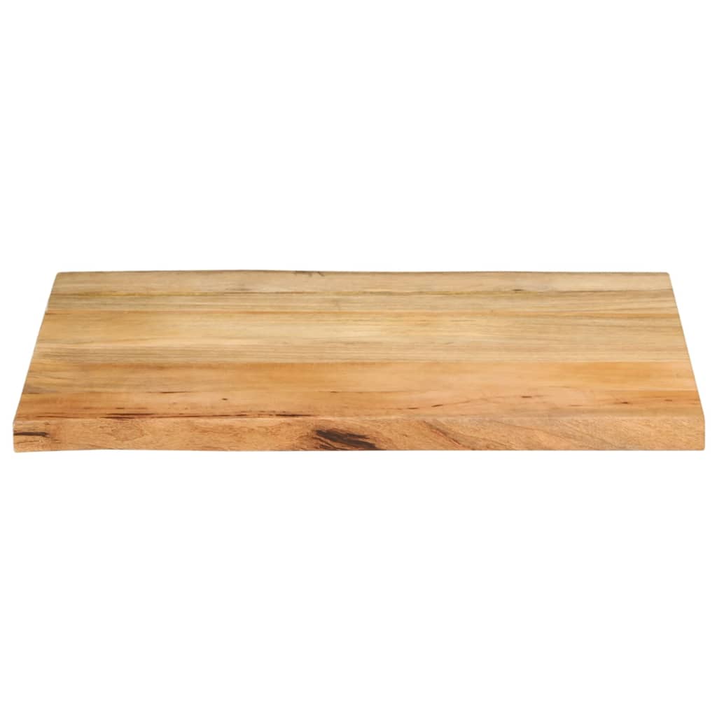 vidaXL Table Top 70x60x3.8 cm Live Edge Solid Wood Mango