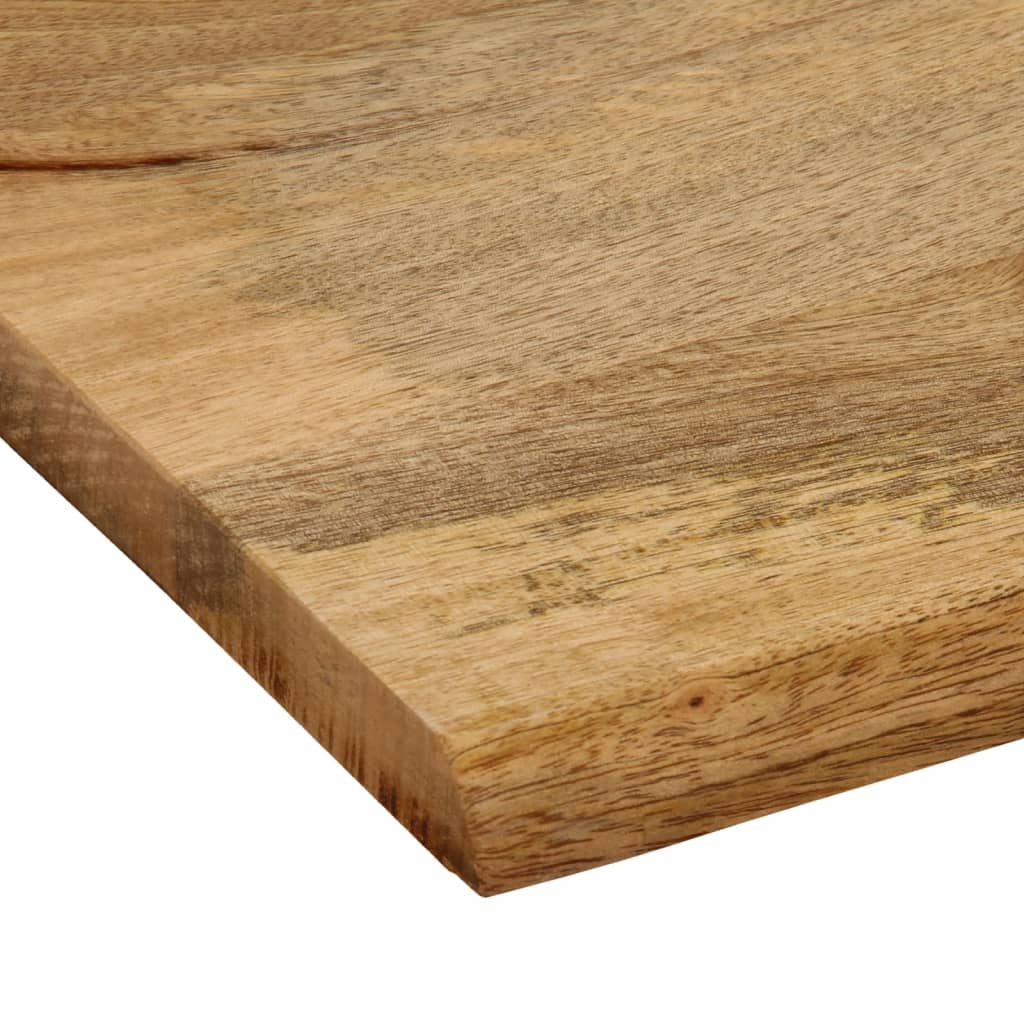 vidaXL Table Top 100x80x3.8 cm Live Edge Solid Wood Mango