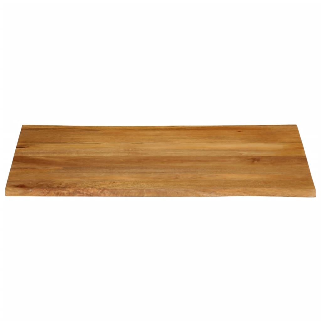 vidaXL Table Top 100x80x2.5 cm Live Edge Solid Wood Mango