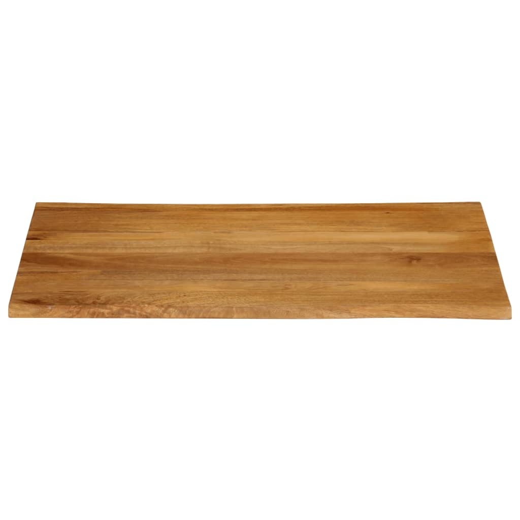 vidaXL Table Top 100x80x3.8 cm Live Edge Solid Wood Mango