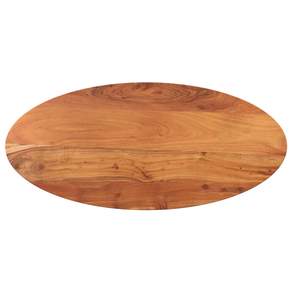 vidaXL Table Top 100x40x2.5 cm Oval Solid Wood Acacia