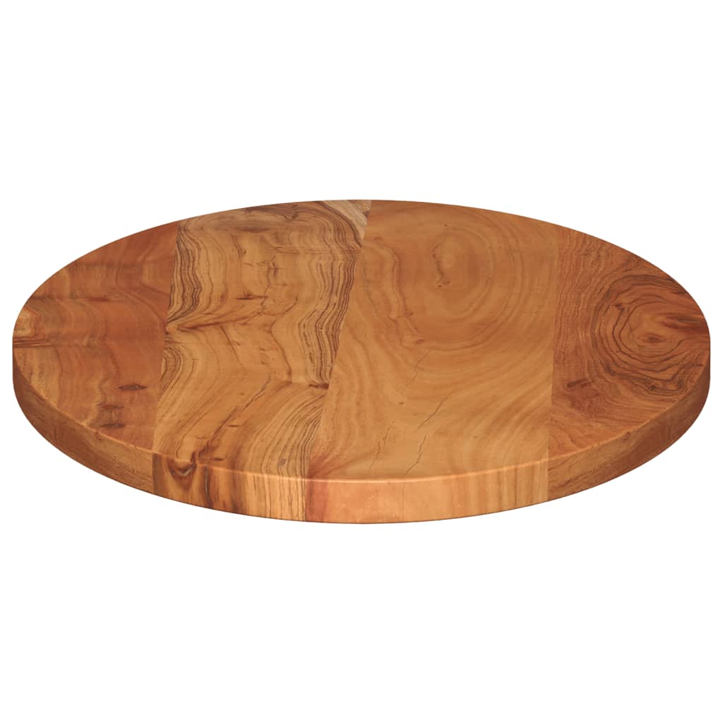 Table Top 120x50x3.8 cm Oval Solid Wood Acacia