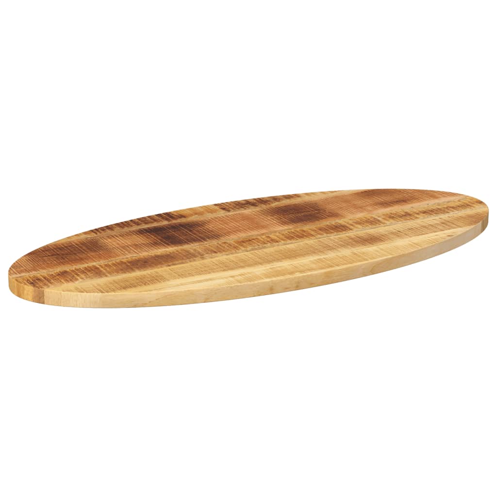 vidaXL Table Top 80x40x2.5 cm Oval Solid Wood Mango