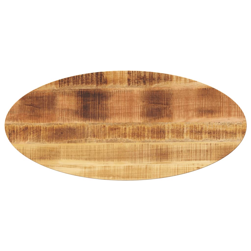 vidaXL Table Top 90x40x2.5 cm Oval Solid Wood Mango