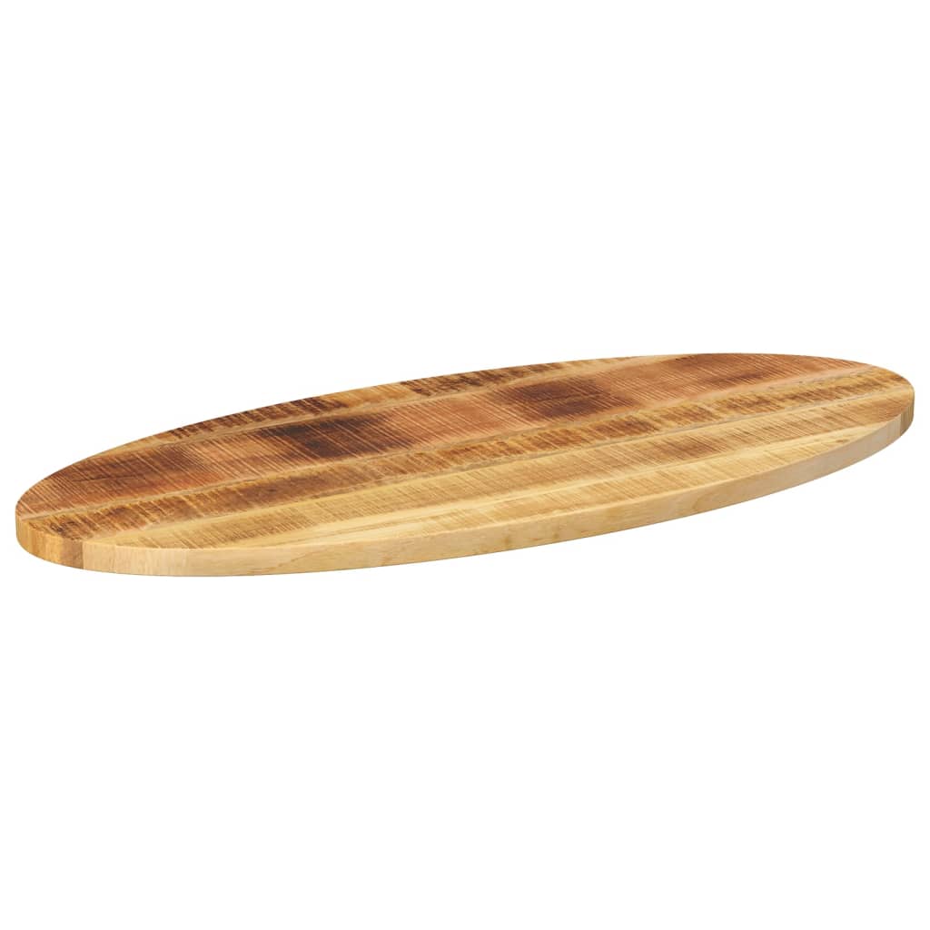 vidaXL Table Top 90x40x2.5 cm Oval Solid Wood Mango