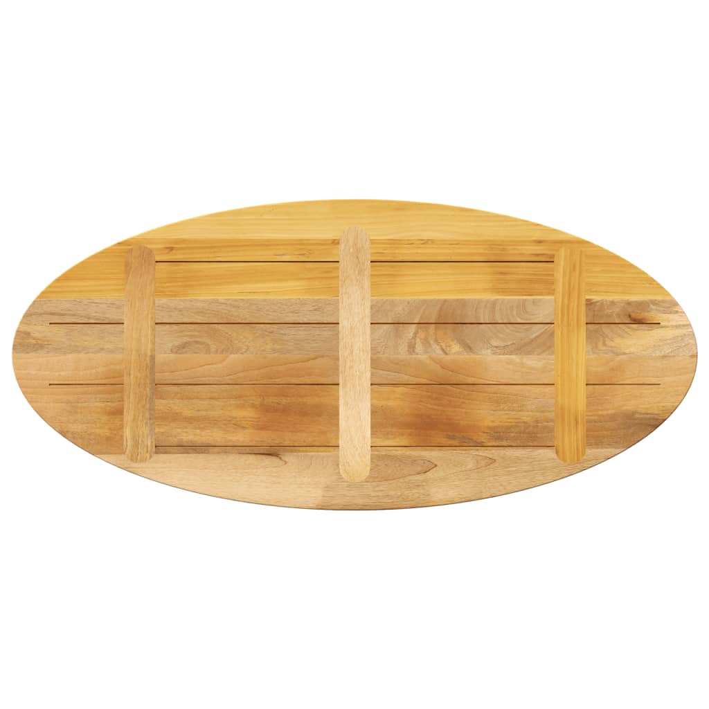 vidaXL Table Top 90x40x2.5 cm Oval Solid Wood Mango