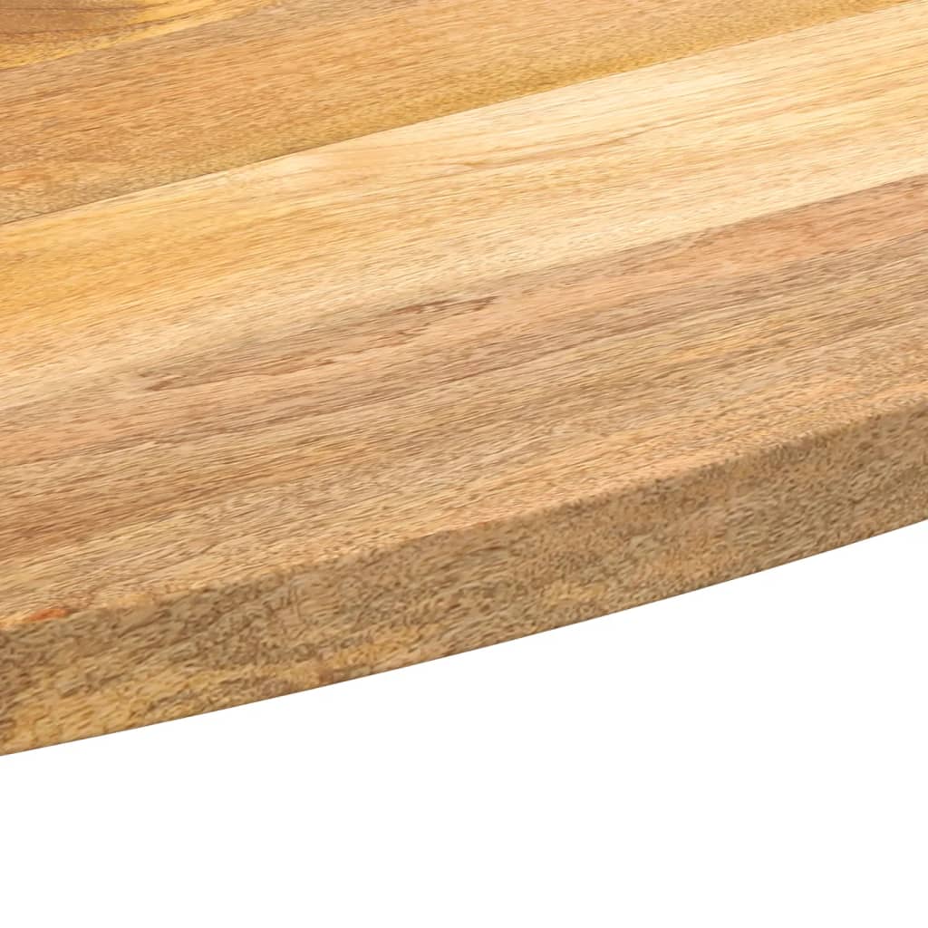 vidaXL Table Top 80x40x2.5 cm Oval Solid Wood Mango