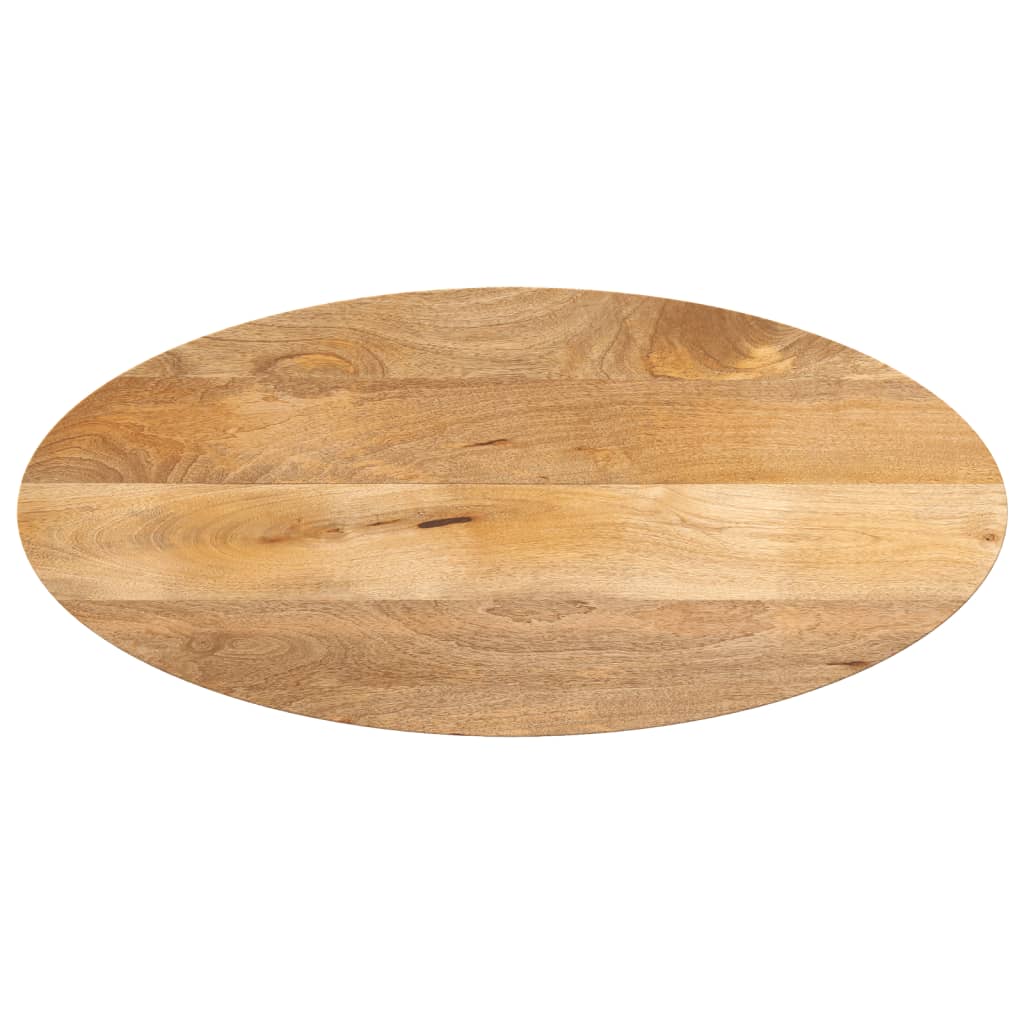 vidaXL Table Top 90x40x2.5 cm Oval Solid Wood Mango