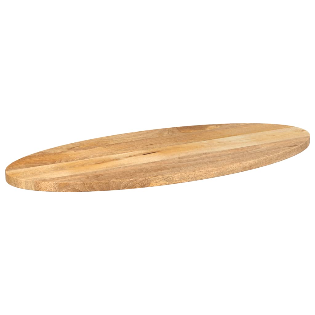 vidaXL Table Top 90x40x2.5 cm Oval Solid Wood Mango