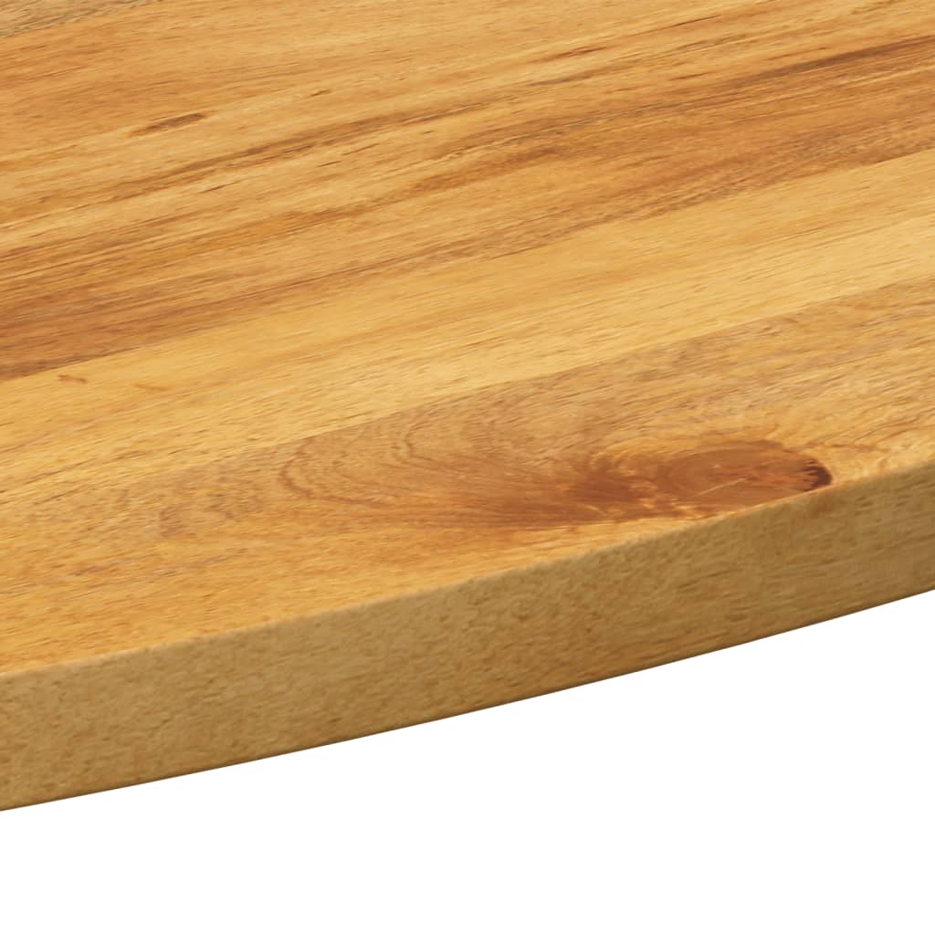 vidaXL Table Top 80x40x2.5 cm Oval Solid Wood Mango