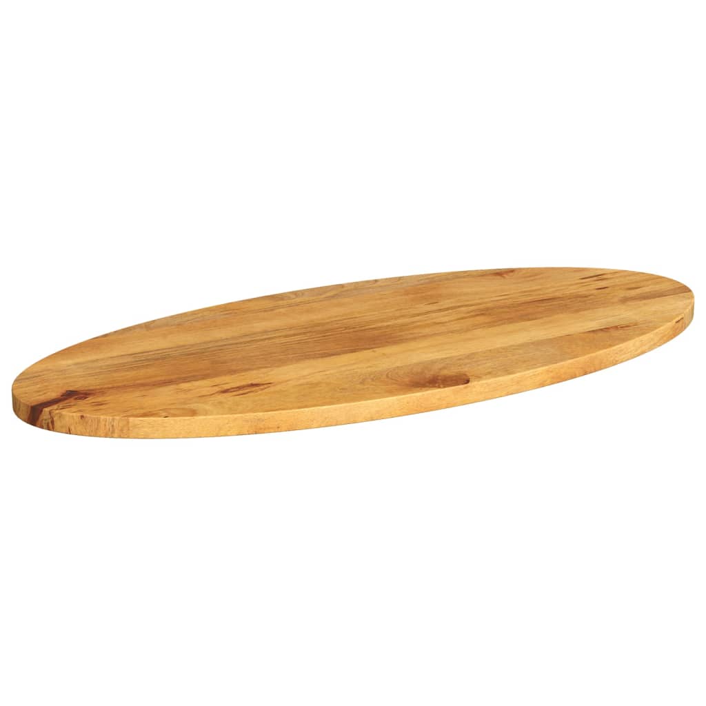 vidaXL Table Top 90x40x2.5 cm Oval Solid Wood Mango