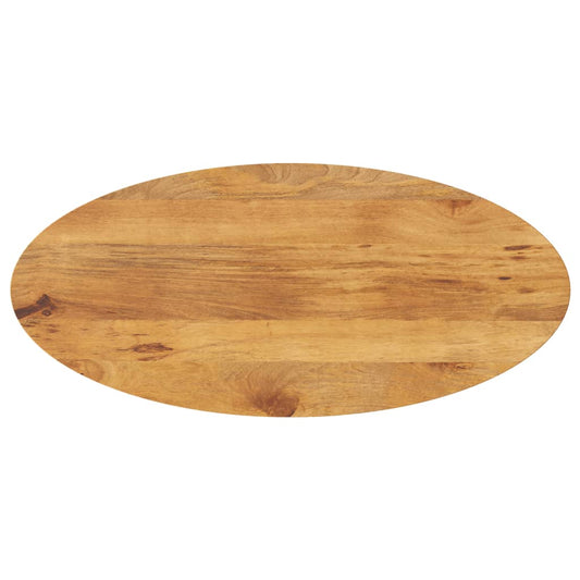 vidaXL Table Top 110x40x2.5 cm Oval Solid Wood Mango