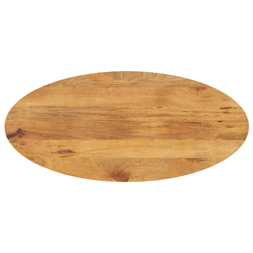 vidaXL Table Top 110x50x2.5 cm Oval Solid Wood Mango