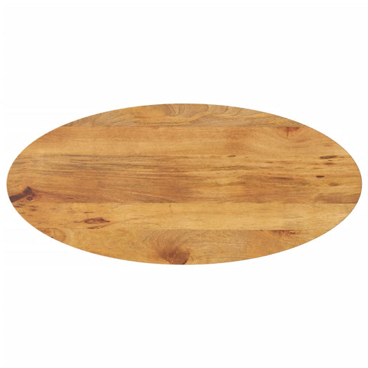 vidaXL Table Top 140x50x3.8 cm Oval Solid Wood Mango