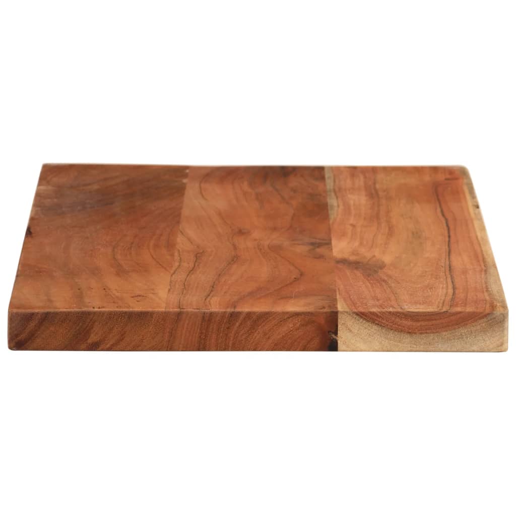 Table Top 40x20x2.5 cm Rectangular Solid Wood Acacia