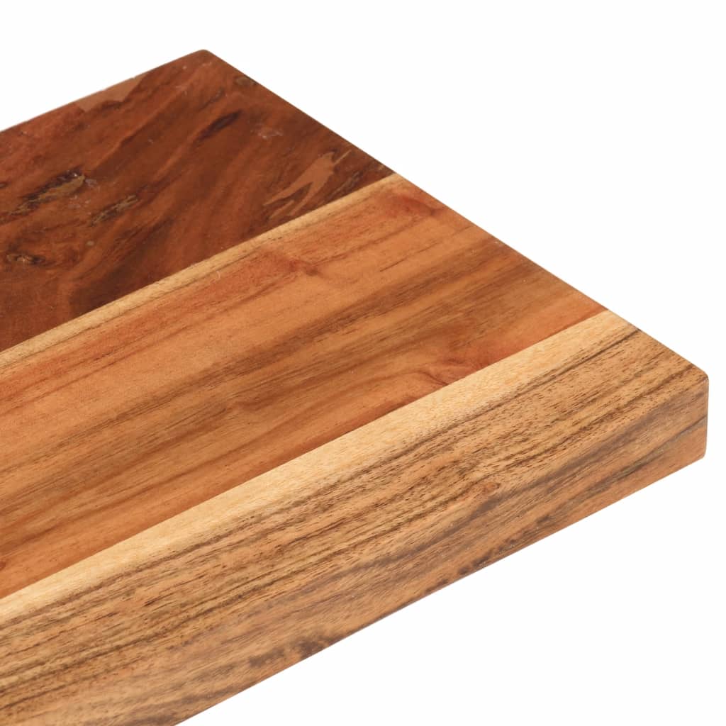 Table Top 40x20x2.5 cm Rectangular Solid Wood Acacia