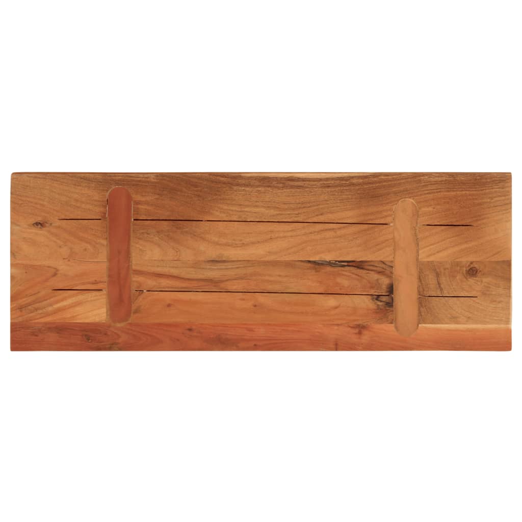 Table Top 90x30x2.5 cm Rectangular Solid Wood Acacia