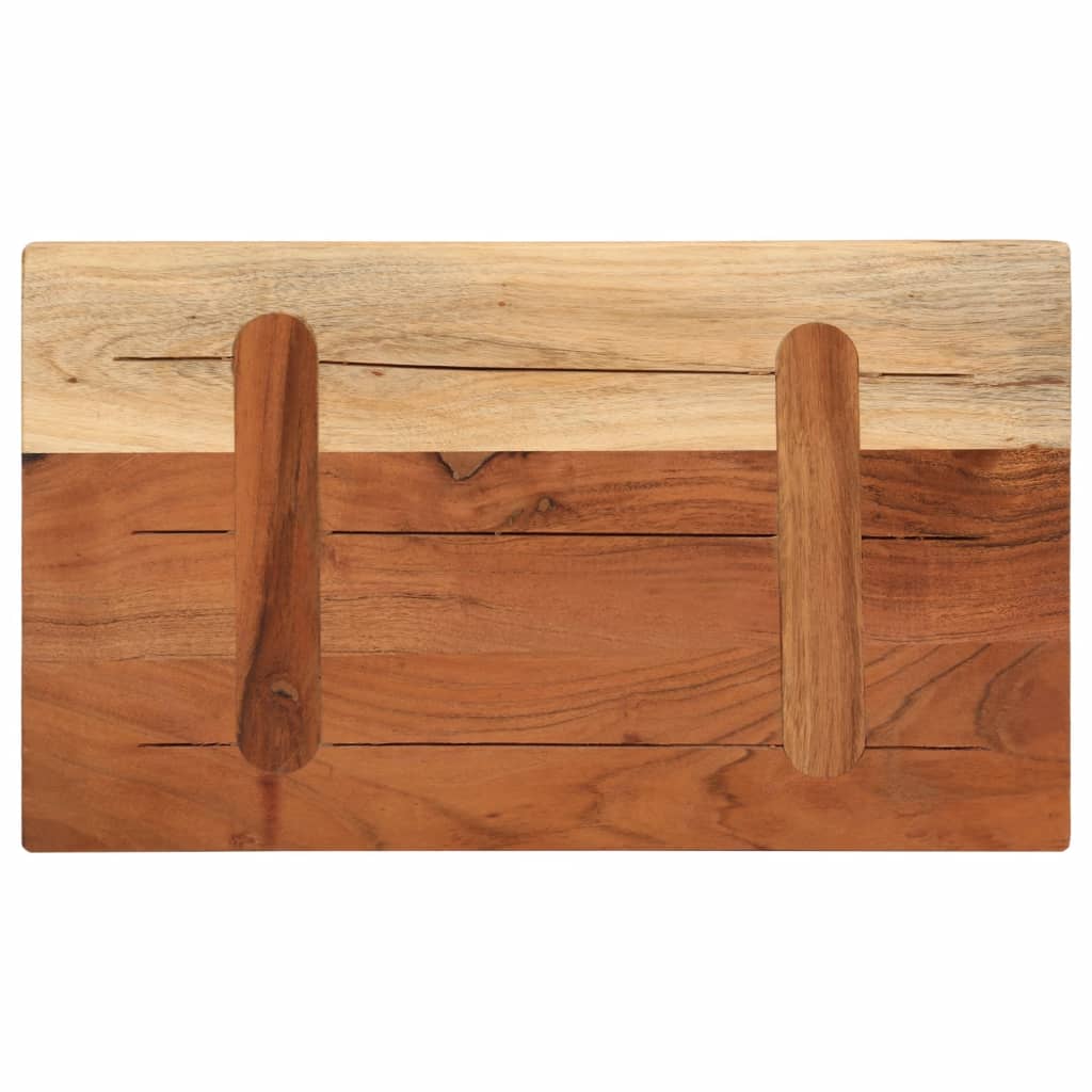 vidaXL Table Top 50x40x2.5 cm Rectangular Solid Wood Acacia