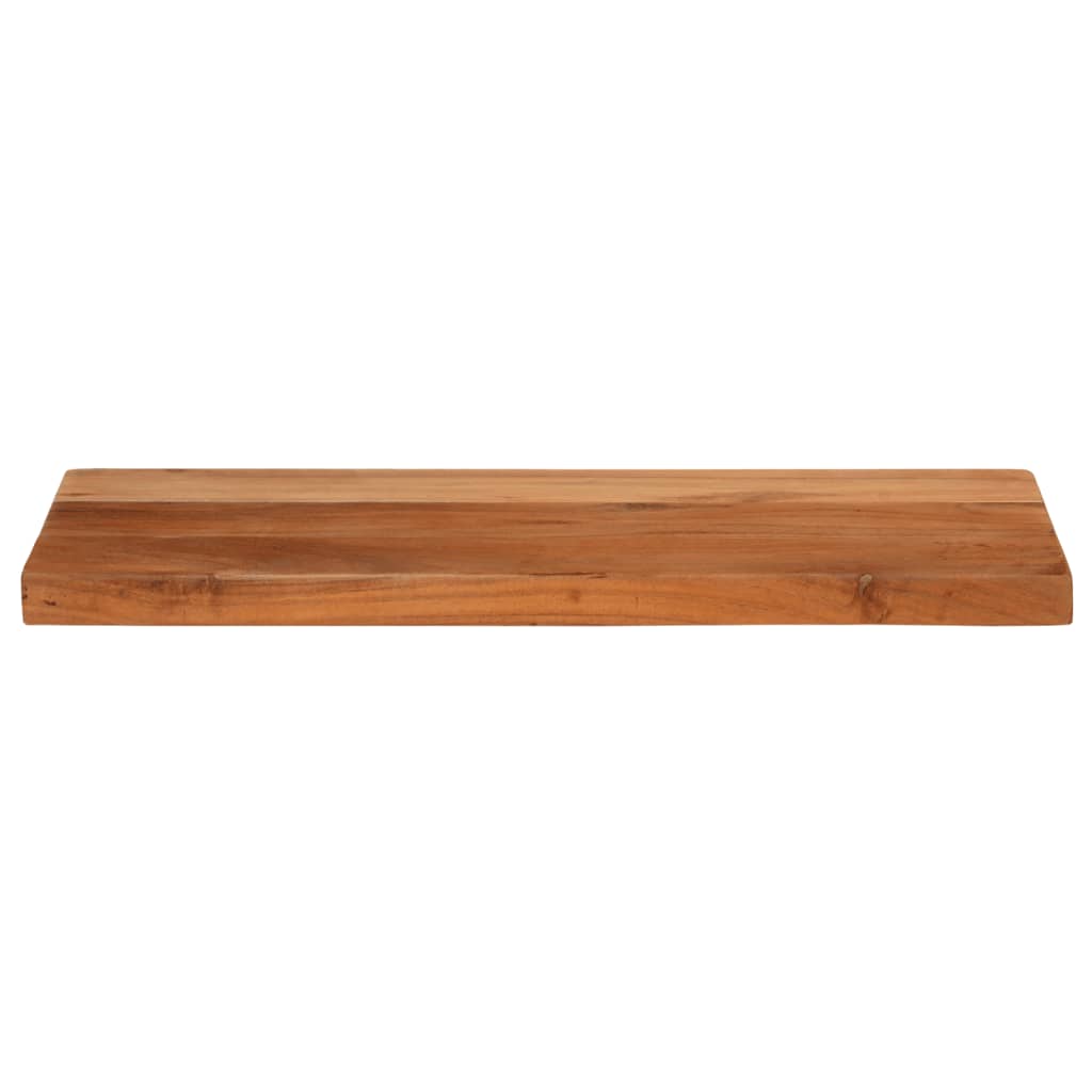 Table Top 60x40x2.5 cm Rectangular Solid Wood Acacia