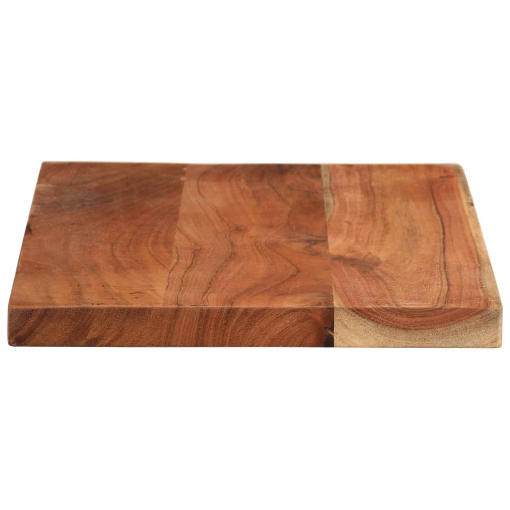 Table Top 60x40x2.5 cm Rectangular Solid Wood Acacia