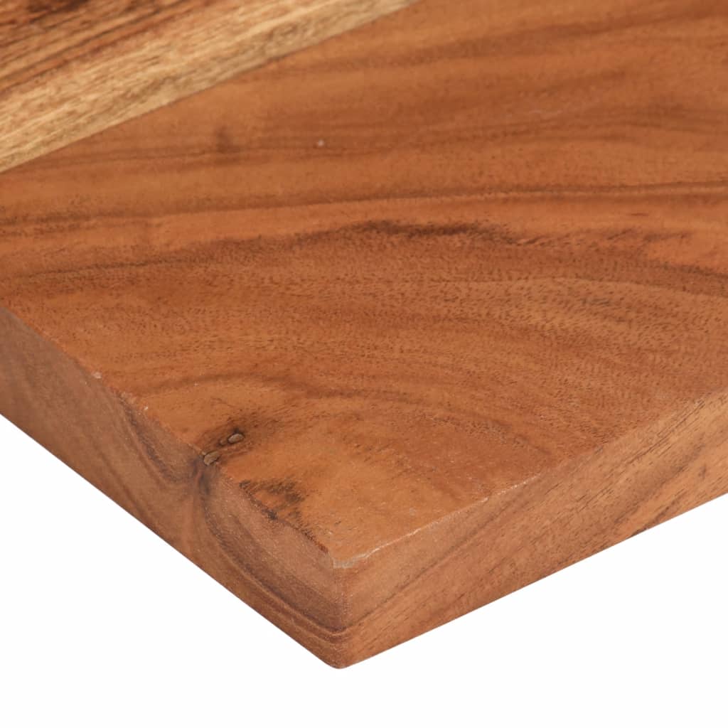 Table Top 60x40x2.5 cm Rectangular Solid Wood Acacia