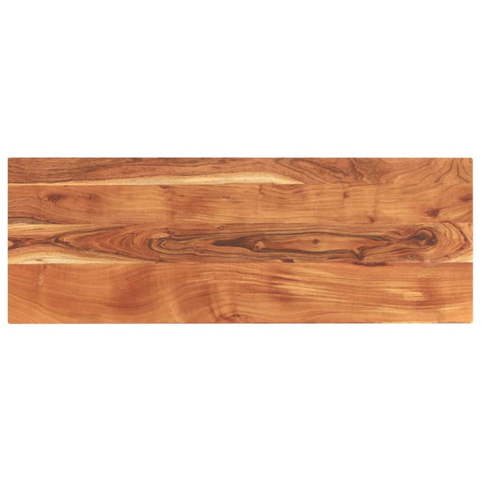 Table Top 140x50x2.5 cm Rectangular Solid Wood Acacia