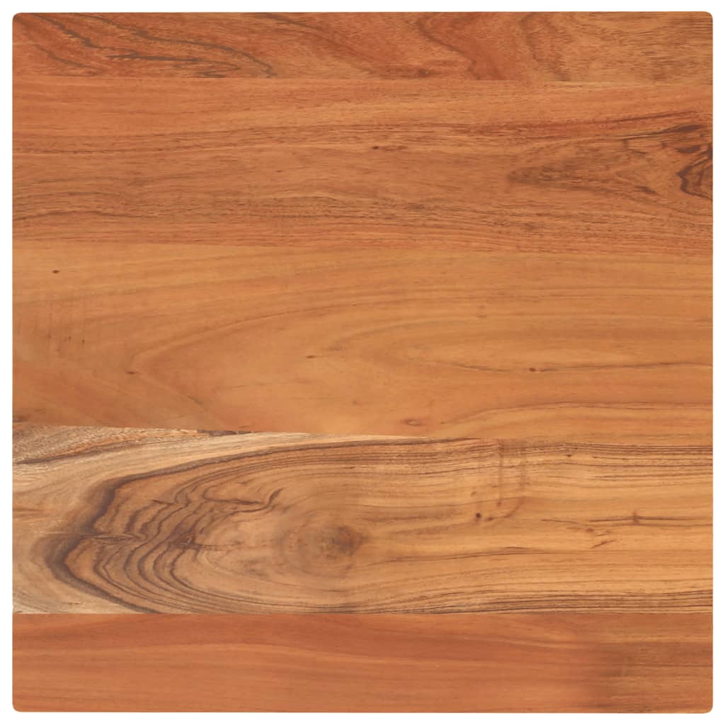 Table Top 60x60x2.5 cm Square Solid Wood Acacia