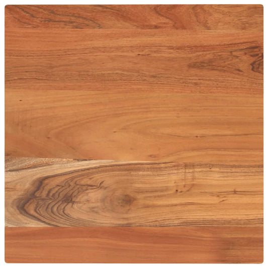 vidaXL Table Top 60x60x2.5 cm Square Solid Wood Acacia
