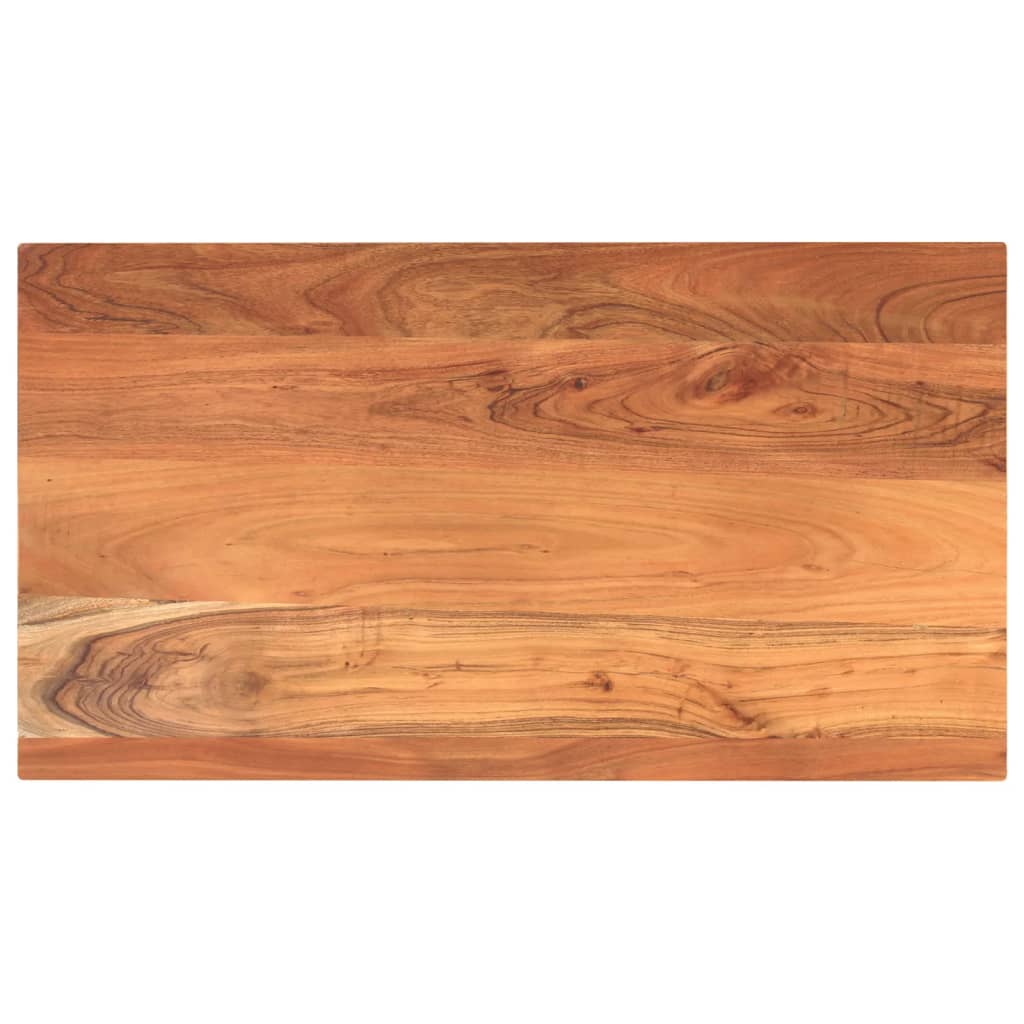 Table Top 120x60x2.5 cm Rectangular Solid Wood Acacia
