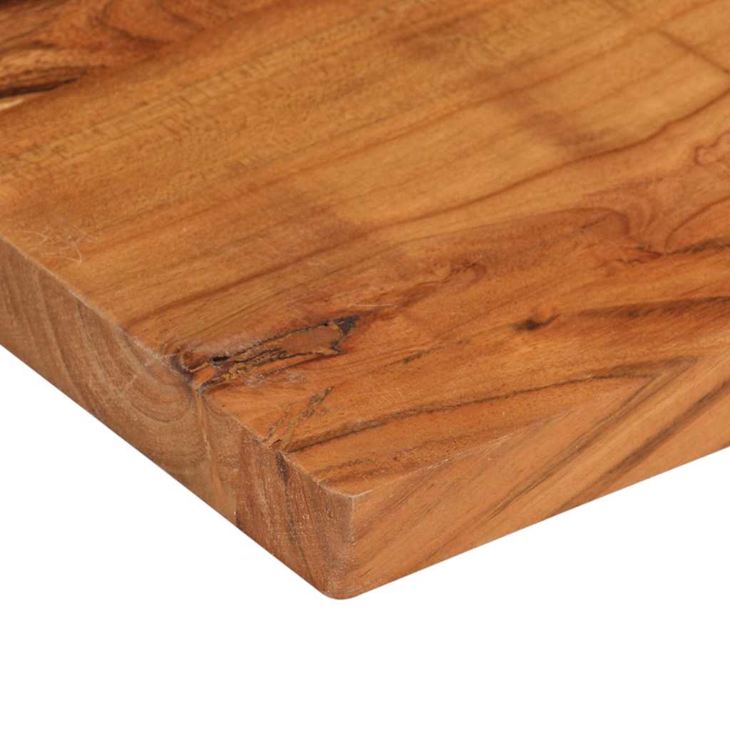 Table Top 100x70x2.5 cm Rectangular Solid Wood Acacia