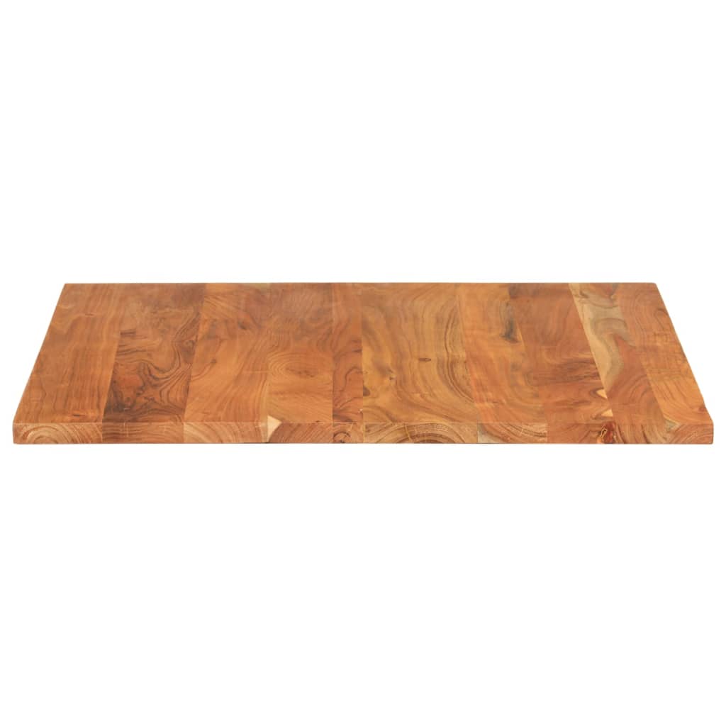 vidaXL Table Top 80x80x2.5 cm Square Solid Wood Acacia