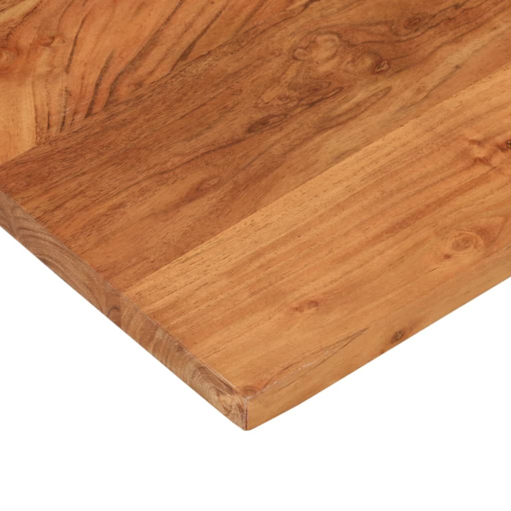 vidaXL Table Top 80x80x2.5 cm Square Solid Wood Acacia