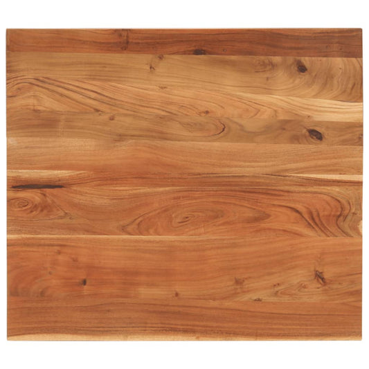 vidaXL Table Top 110x80x2.5 cm Rectangular Solid Wood Acacia