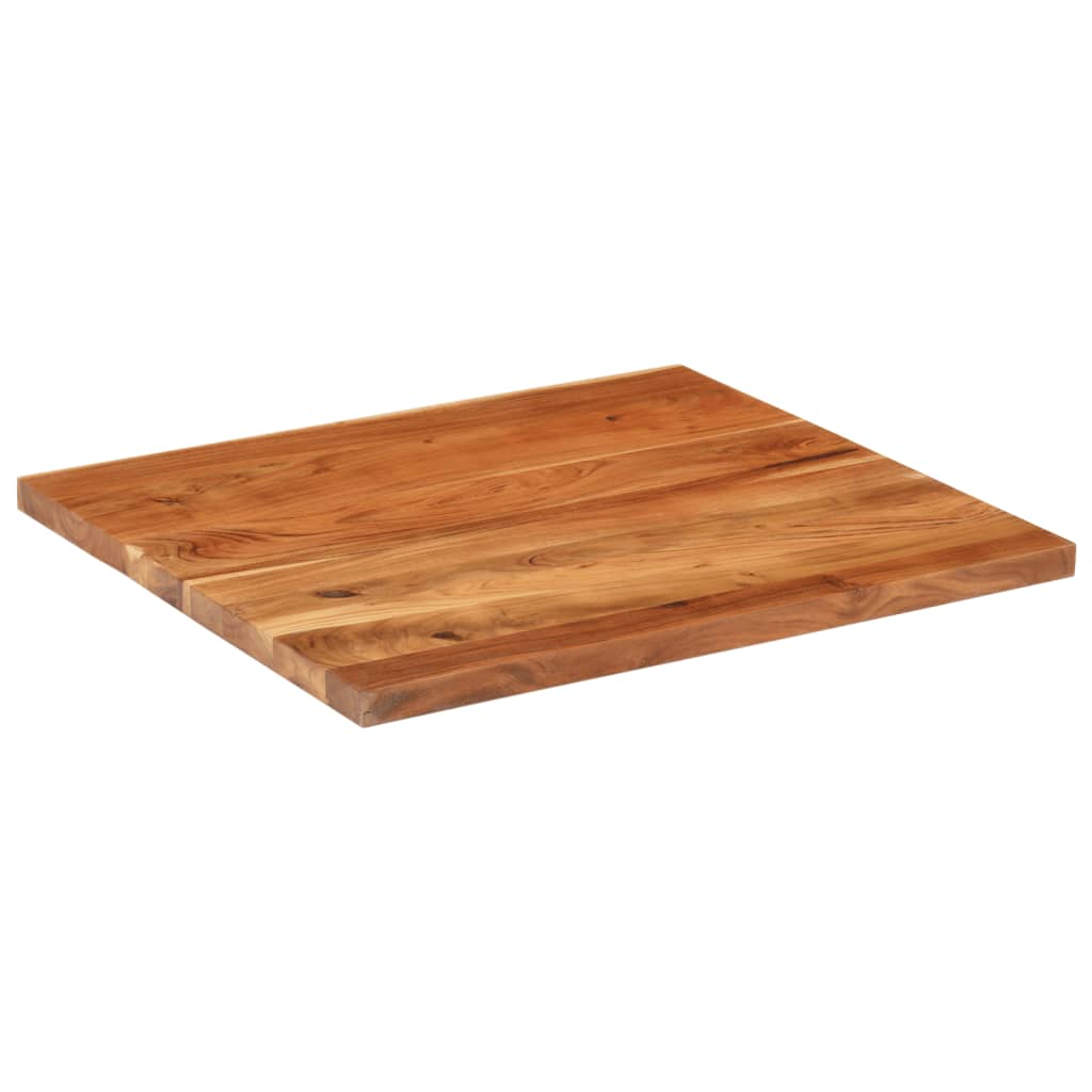 vidaXL Table Top 110x80x2.5 cm Rectangular Solid Wood Acacia