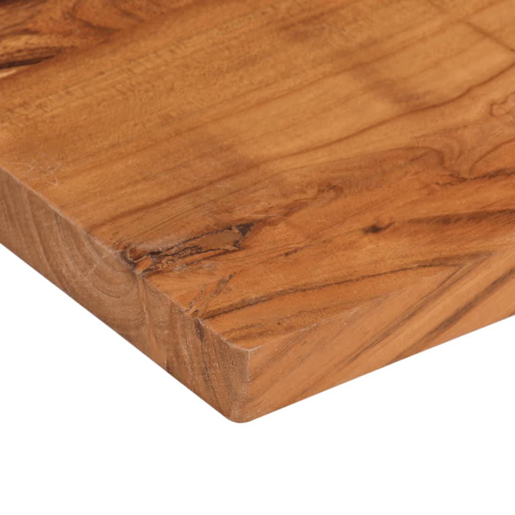 vidaXL Table Top 110x80x2.5 cm Rectangular Solid Wood Acacia