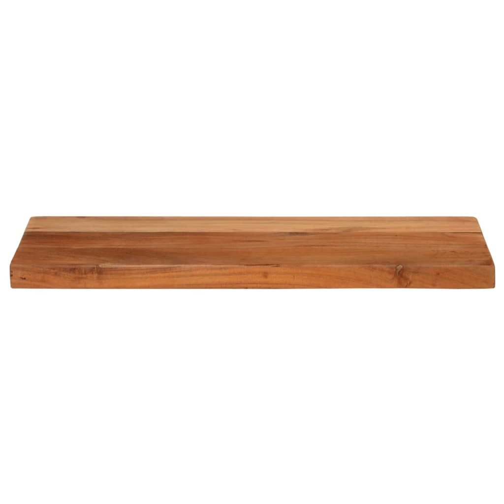 Table Top 50x30x3.8 cm Rectangular Solid Wood Acacia