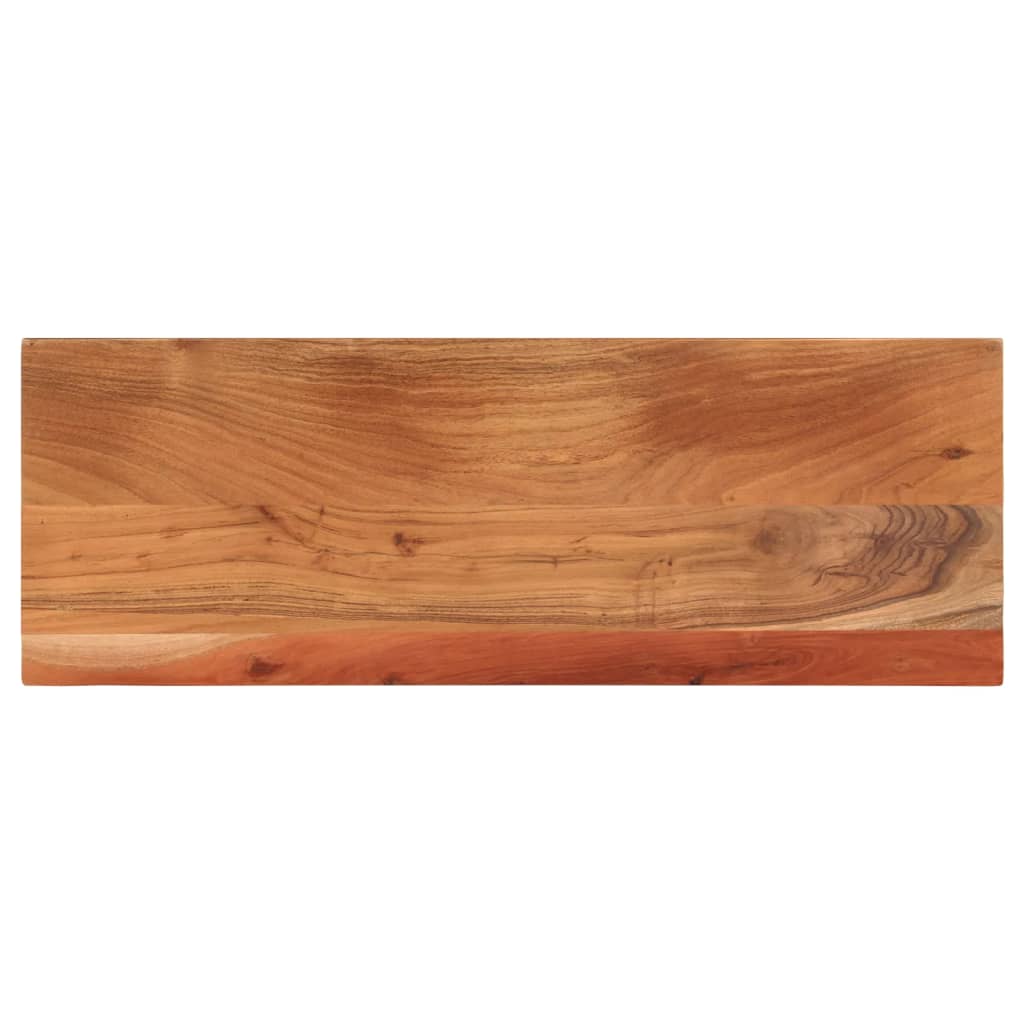 Table Top 90x30x3.8 cm Rectangular Solid Wood Acacia