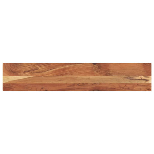 Table Top 140x30x3.8 cm Rectangular Solid Wood Acacia