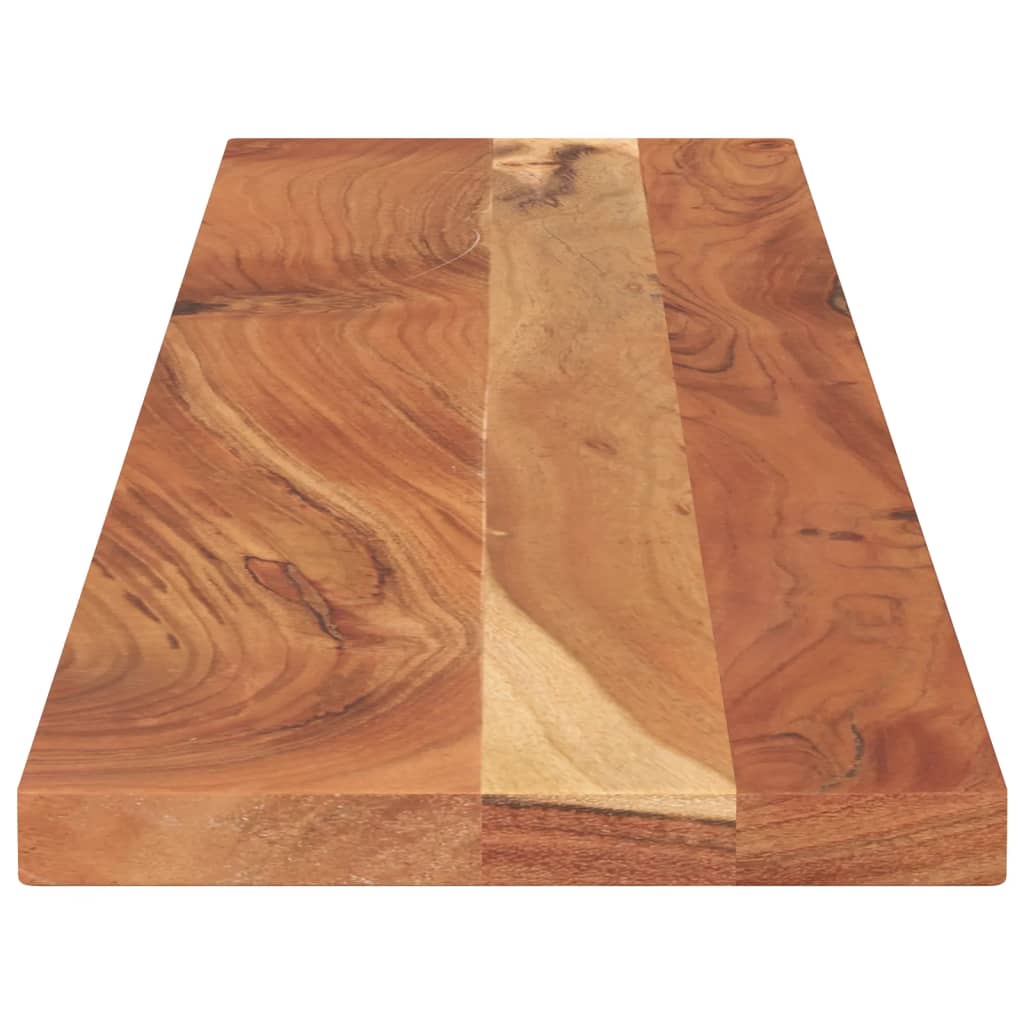 Table Top 140x30x3.8 cm Rectangular Solid Wood Acacia