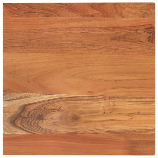 Table Top 40x40x3.8 cm Square Solid Wood Acacia