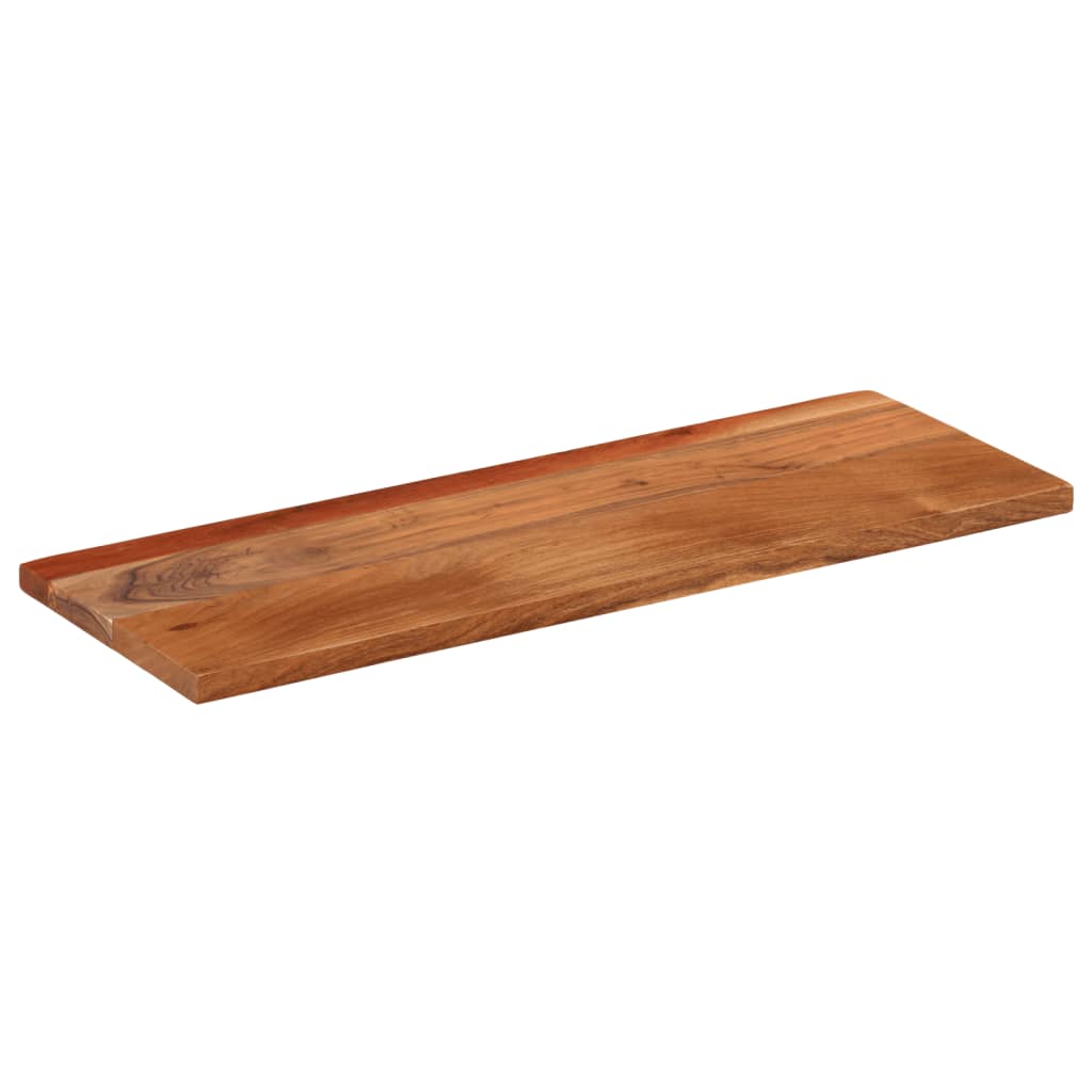 Table Top 70x40x3.8 cm Rectangular Solid Wood Acacia