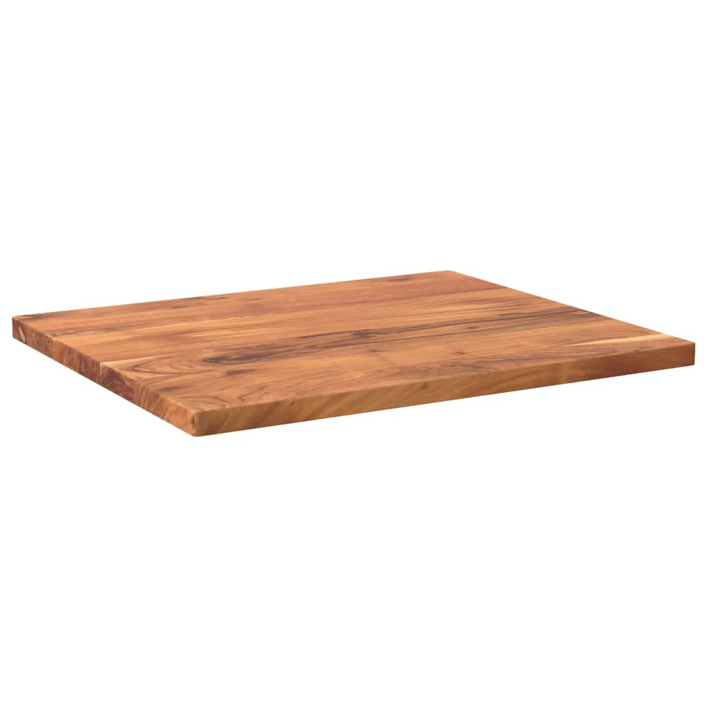 vidaXL Table Top 60x50x3.8 cm Rectangular Solid Wood Acacia