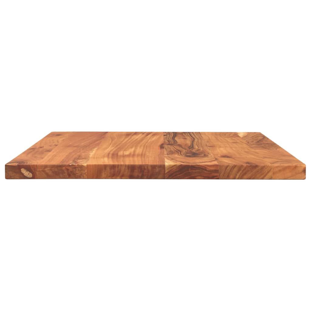 vidaXL Table Top 60x50x3.8 cm Rectangular Solid Wood Acacia