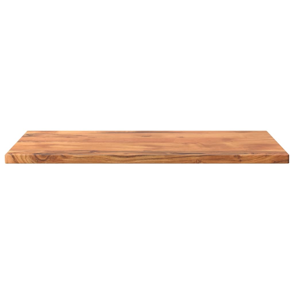 Table Top 90x50x3.8 cm Rectangular Solid Wood Acacia