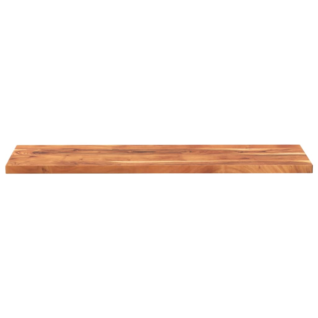 Table Top 140x50x3.8 cm Rectangular Solid Wood Acacia