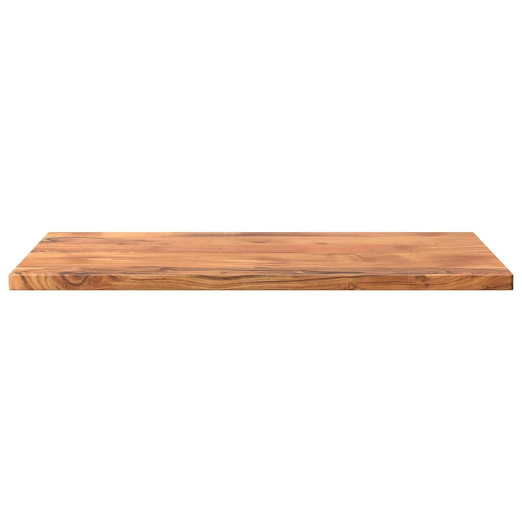 Table Top 80x60x3.8 cm Rectangular Solid Wood Acacia