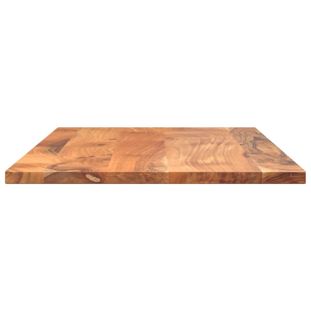 Table Top 90x60x3.8 cm Rectangular Solid Wood Acacia
