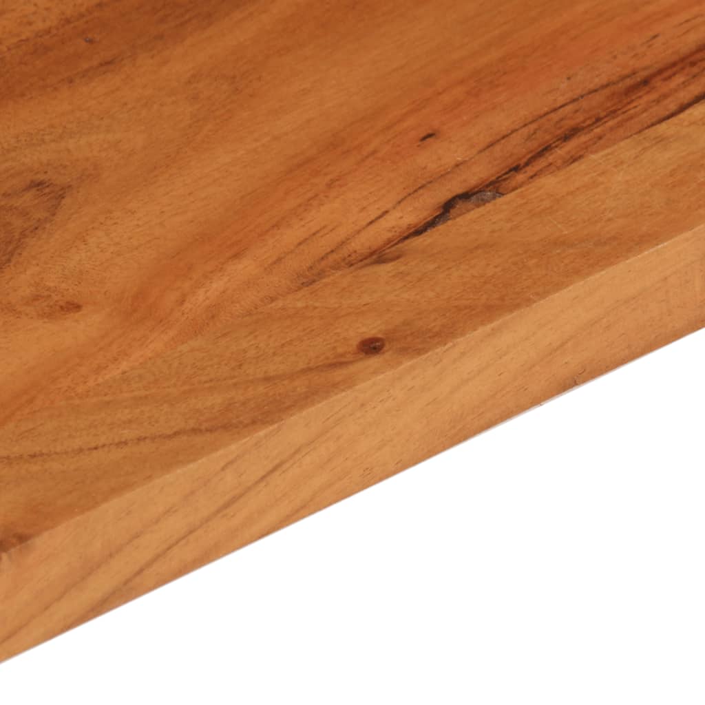 Table Top 90x60x3.8 cm Rectangular Solid Wood Acacia