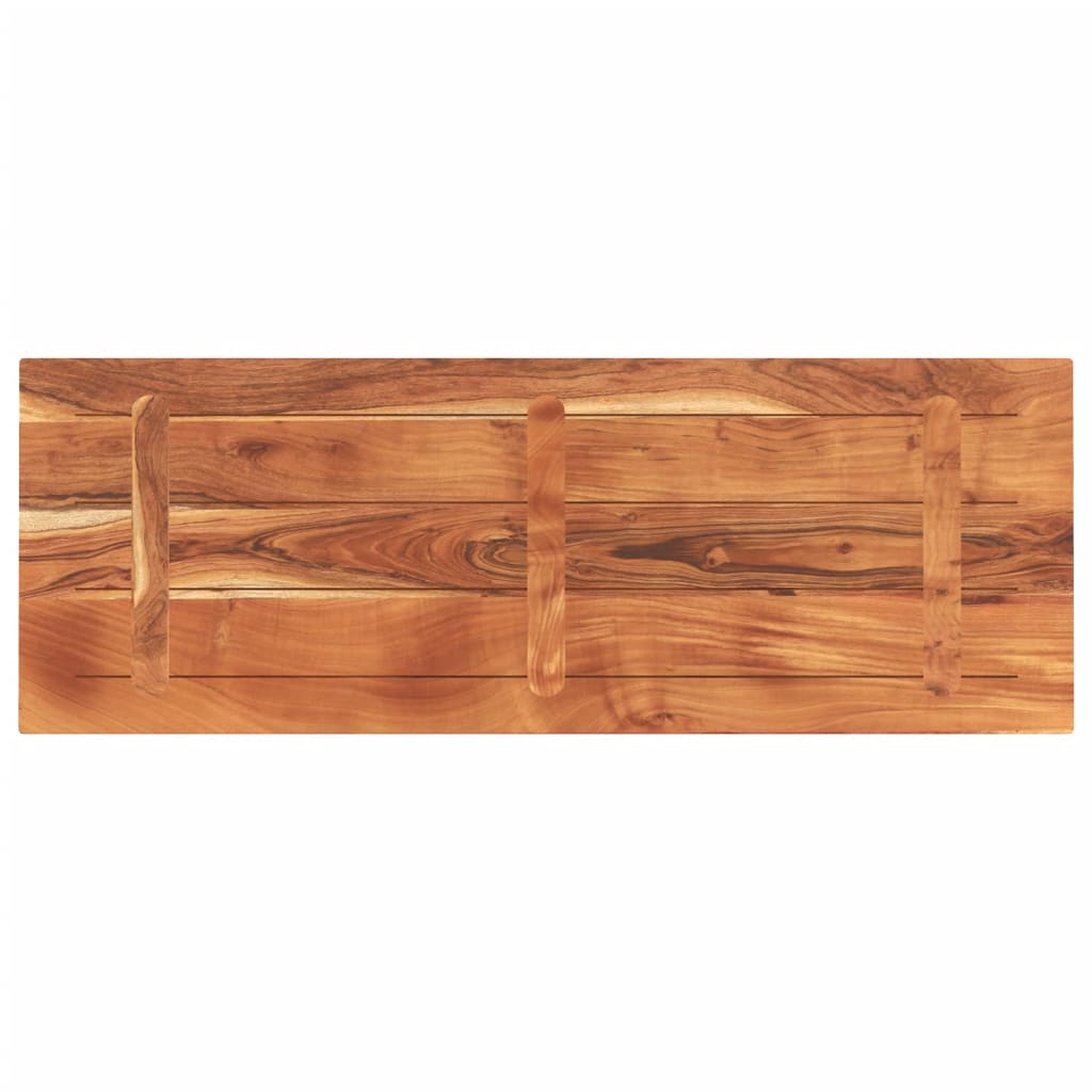 Table Top 140x60x3.8 cm Rectangular Solid Wood Acacia