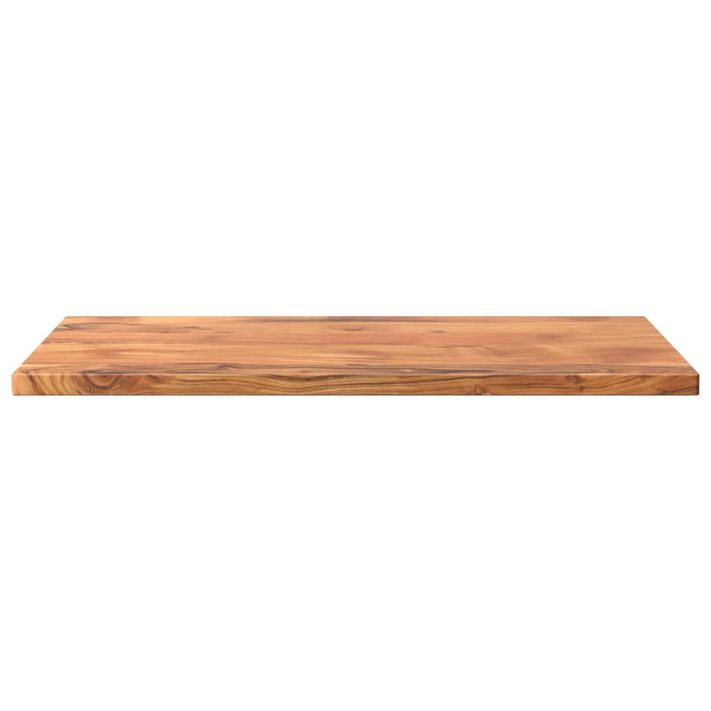 Table Top 90x70x3.8 cm Rectangular Solid Wood Acacia